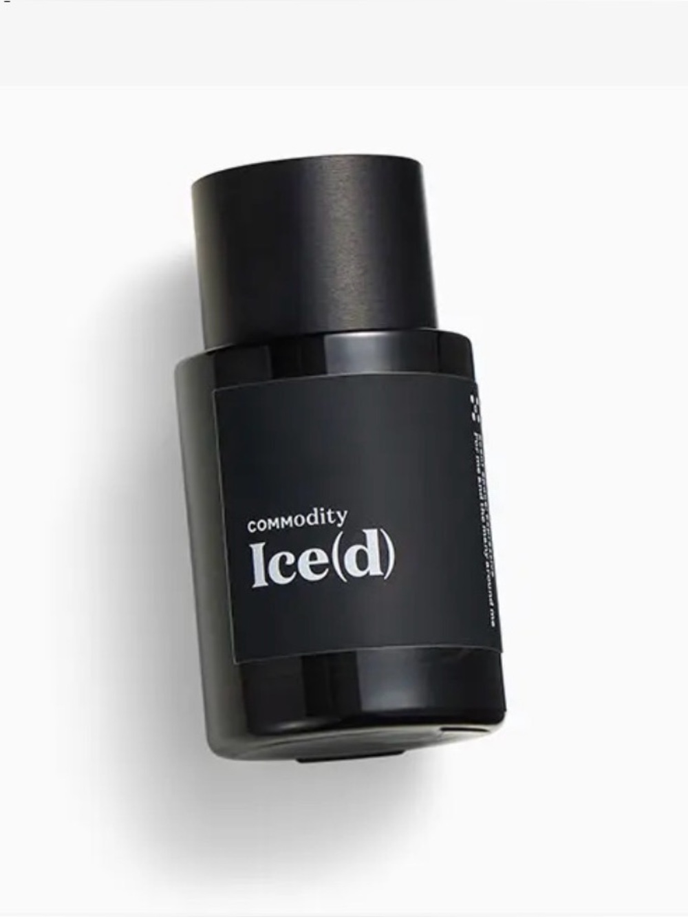 Ice(d) commodity fragrance